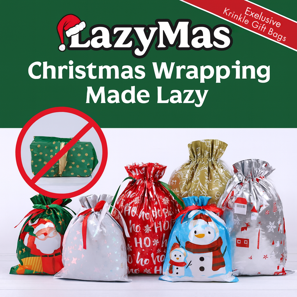 LazyMas™ Krinkle Gift Bags